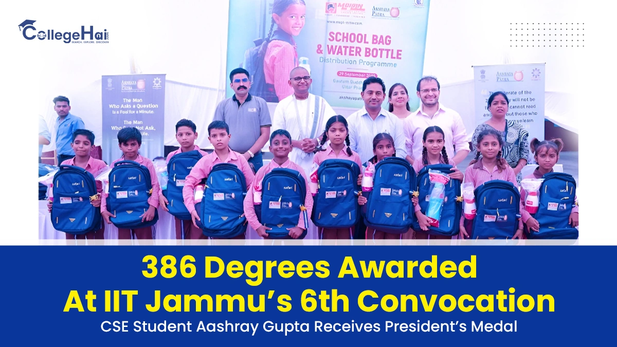 386 Degrees Awarded at IIT Jammu’s 6th Convocation CSE Student Aashray Gupta Receives President’s Medal.webp
